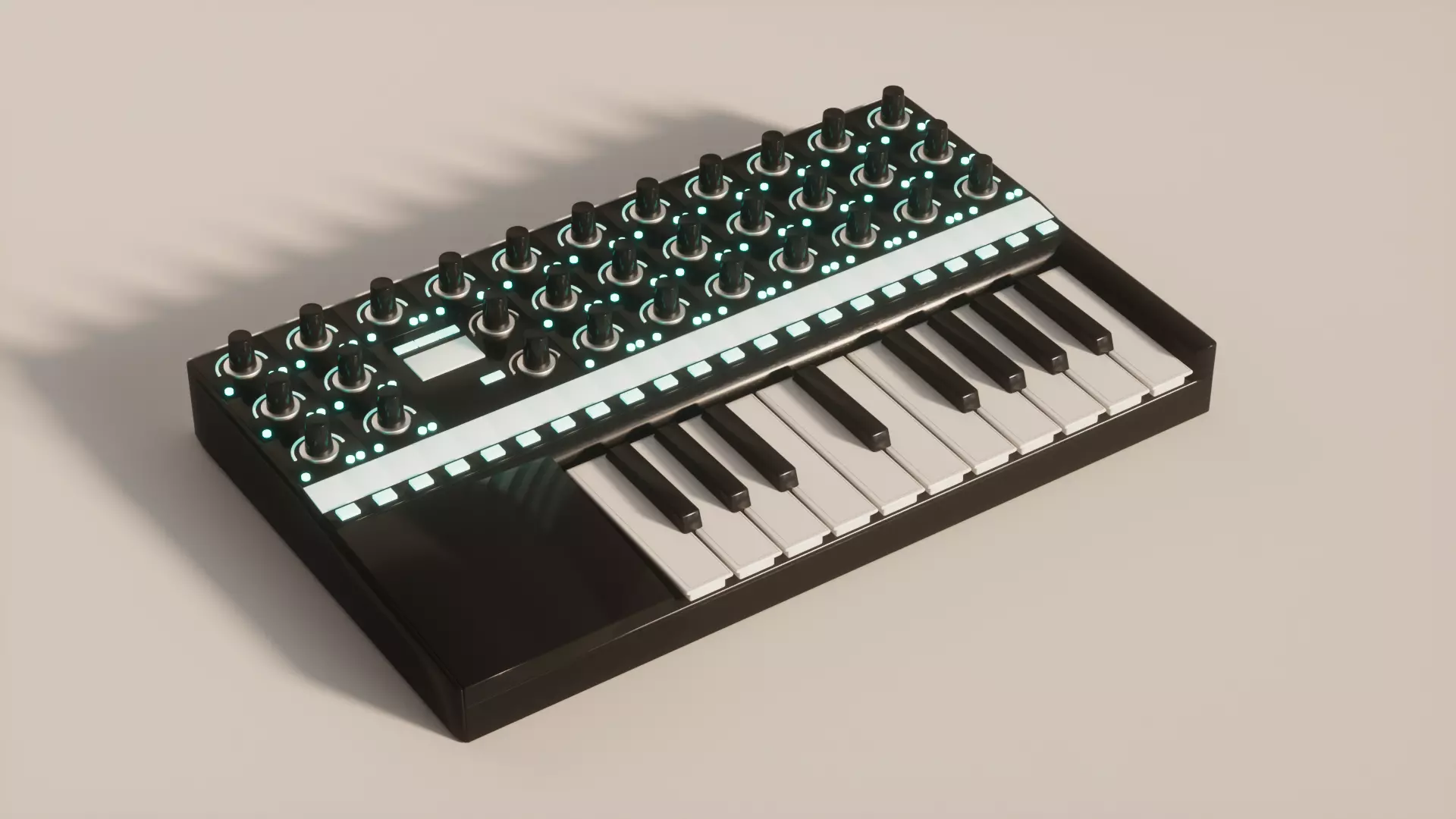 Mini keyboard sequencer 3D model 3D model_0