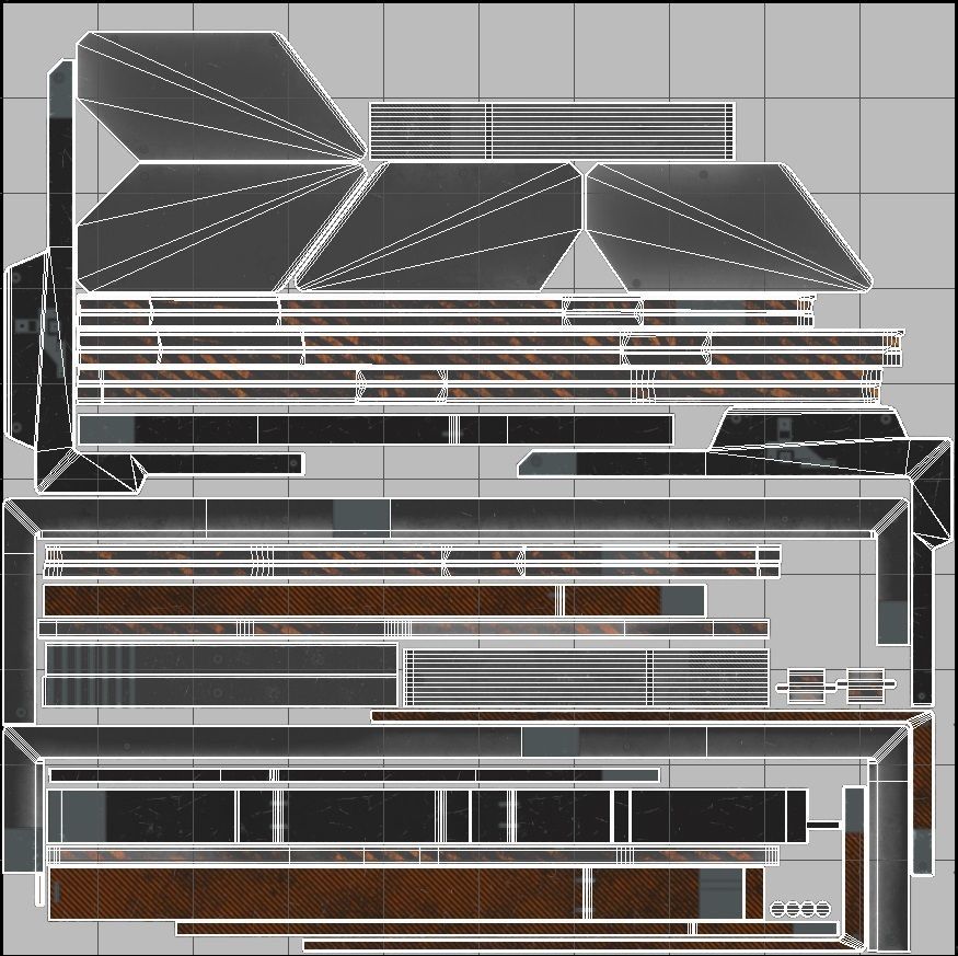 cyberpunk  Stand billboard - adjustable -  PBR Low-poly 3D model_6