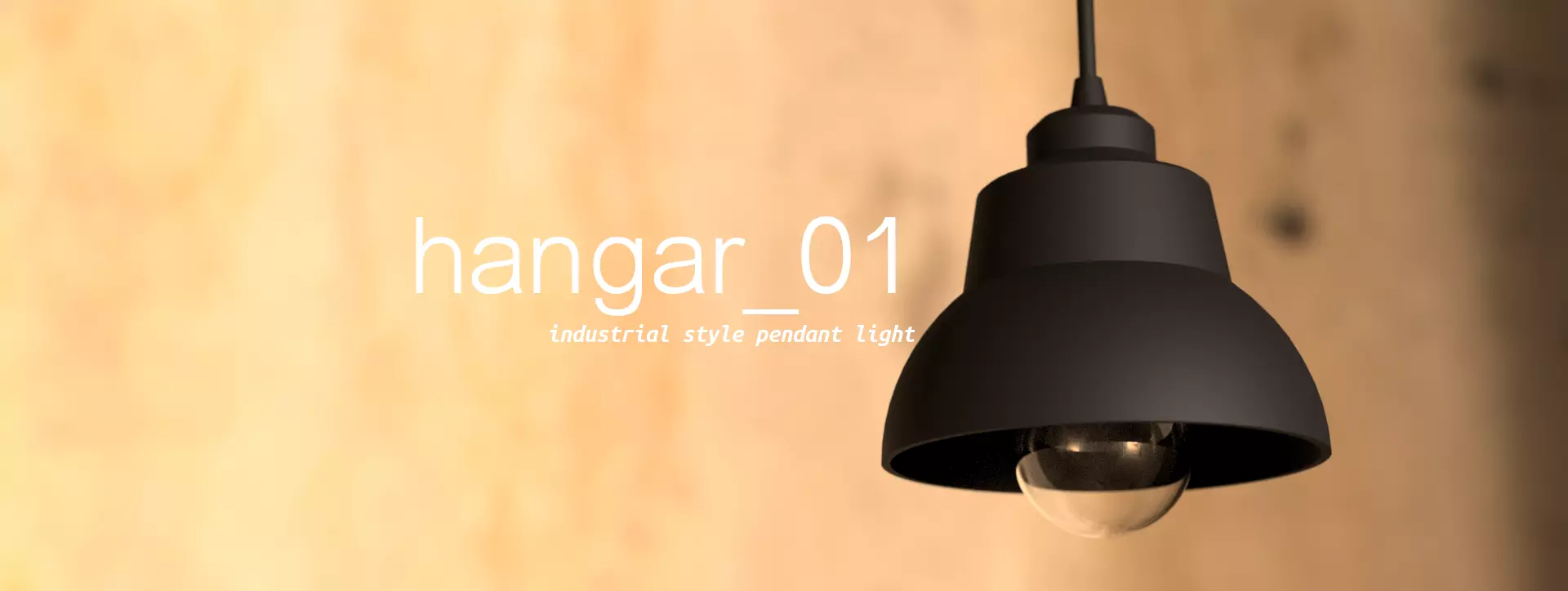 Hangar01 Hanging Light 3D print model