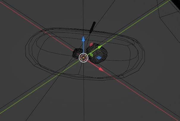 Cocaine Rock with Metal Tray Plate and Snorting Metallic Straw Low-poly 3D model_7