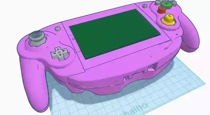 PORTABLE GAMECUBE CASE FOR ORANGE PI 5 3D model