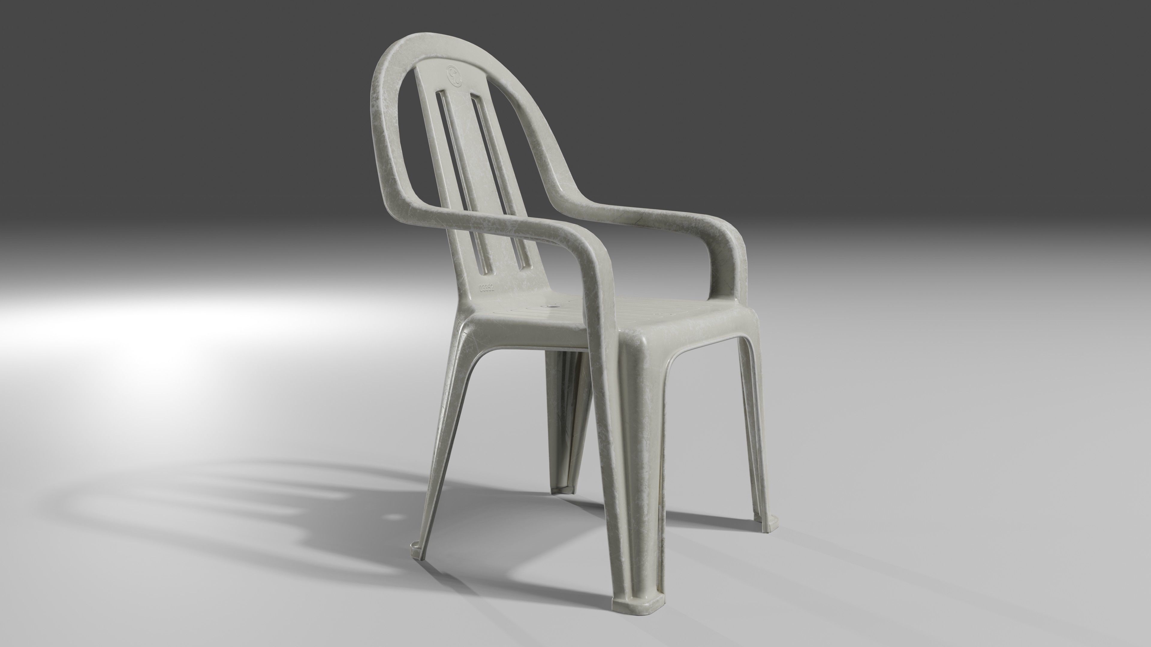 plastic table and chair 3D Model Collection_11