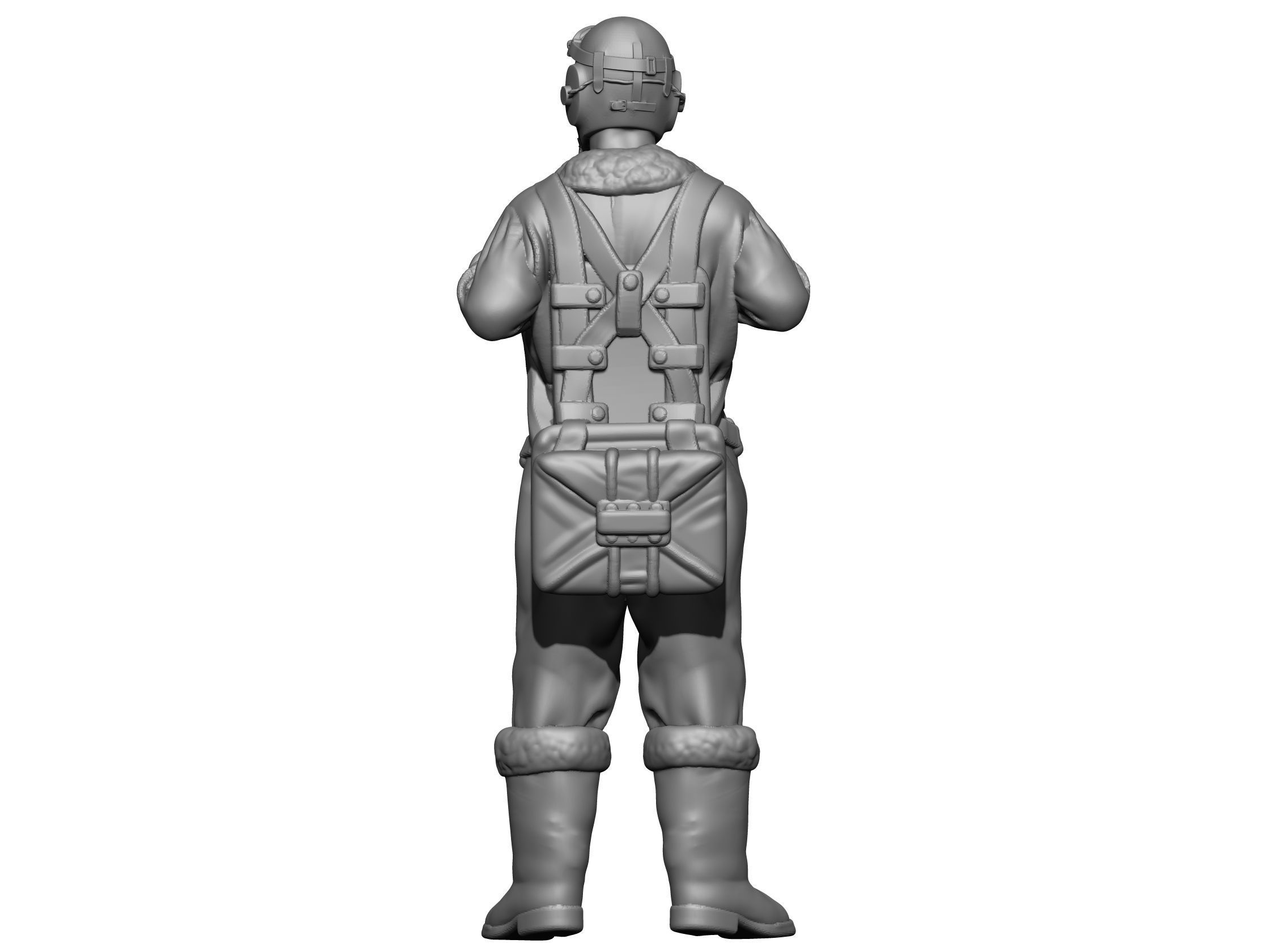 Soviet Pilot 3D print model_3