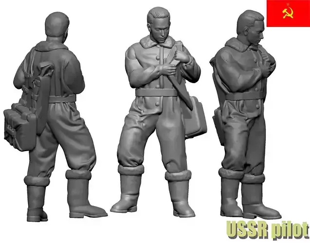Ussr Pilot 3D print model