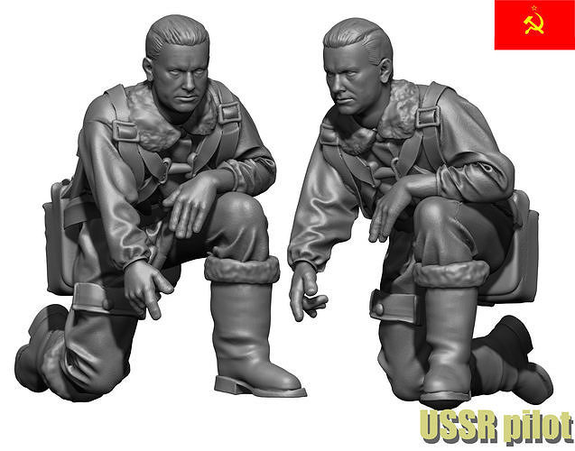 Ussr Pilot 3D print model