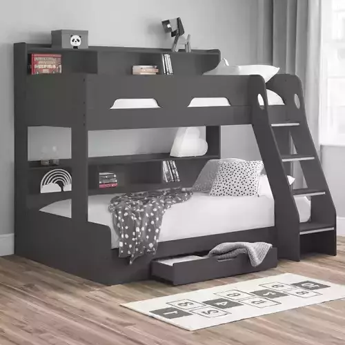 Highly Detailed Modern Comfortable Bunk Bed for Children Low-poly 3D model