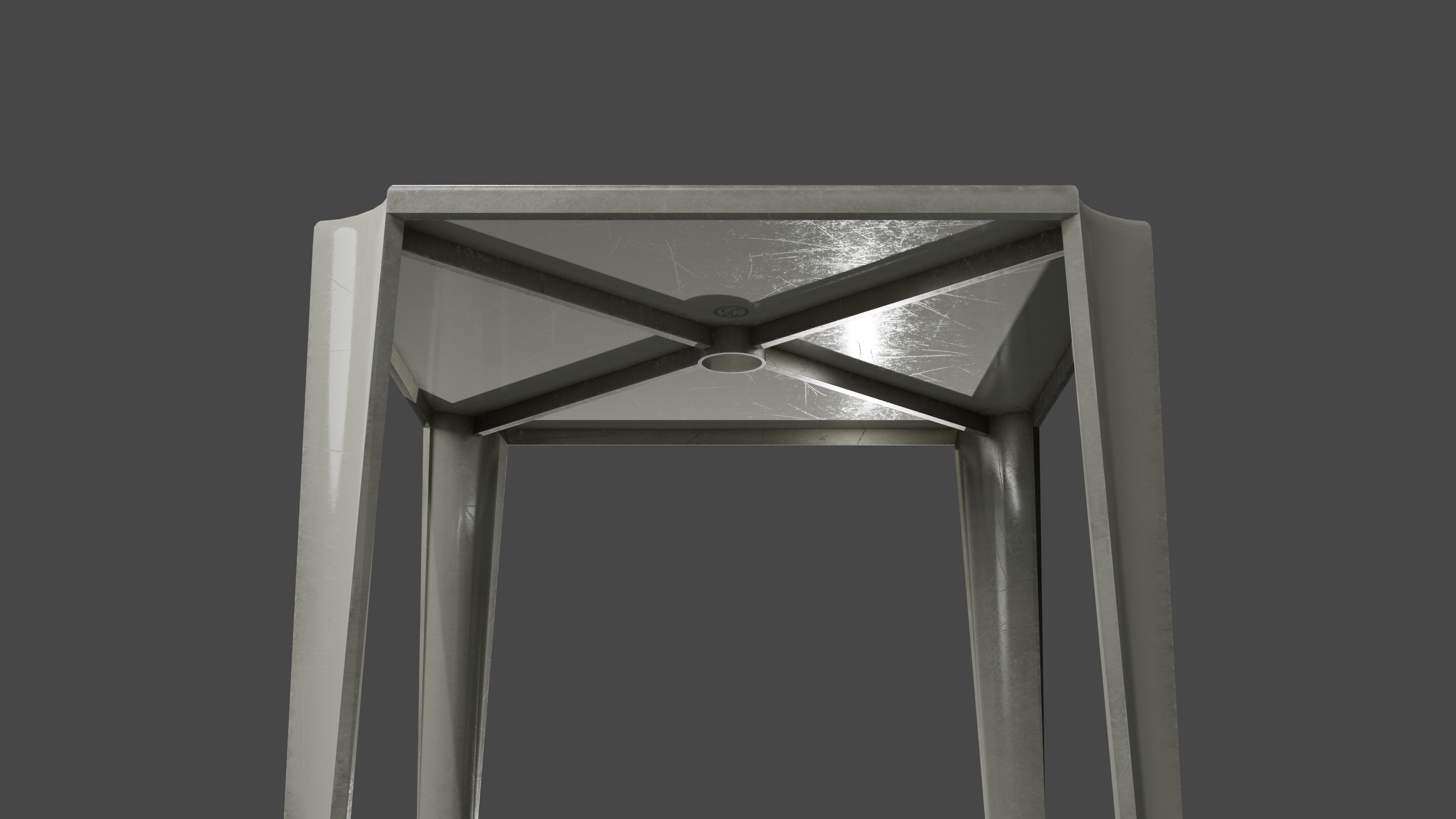 table chair and sunshade  3D Model Collection_11