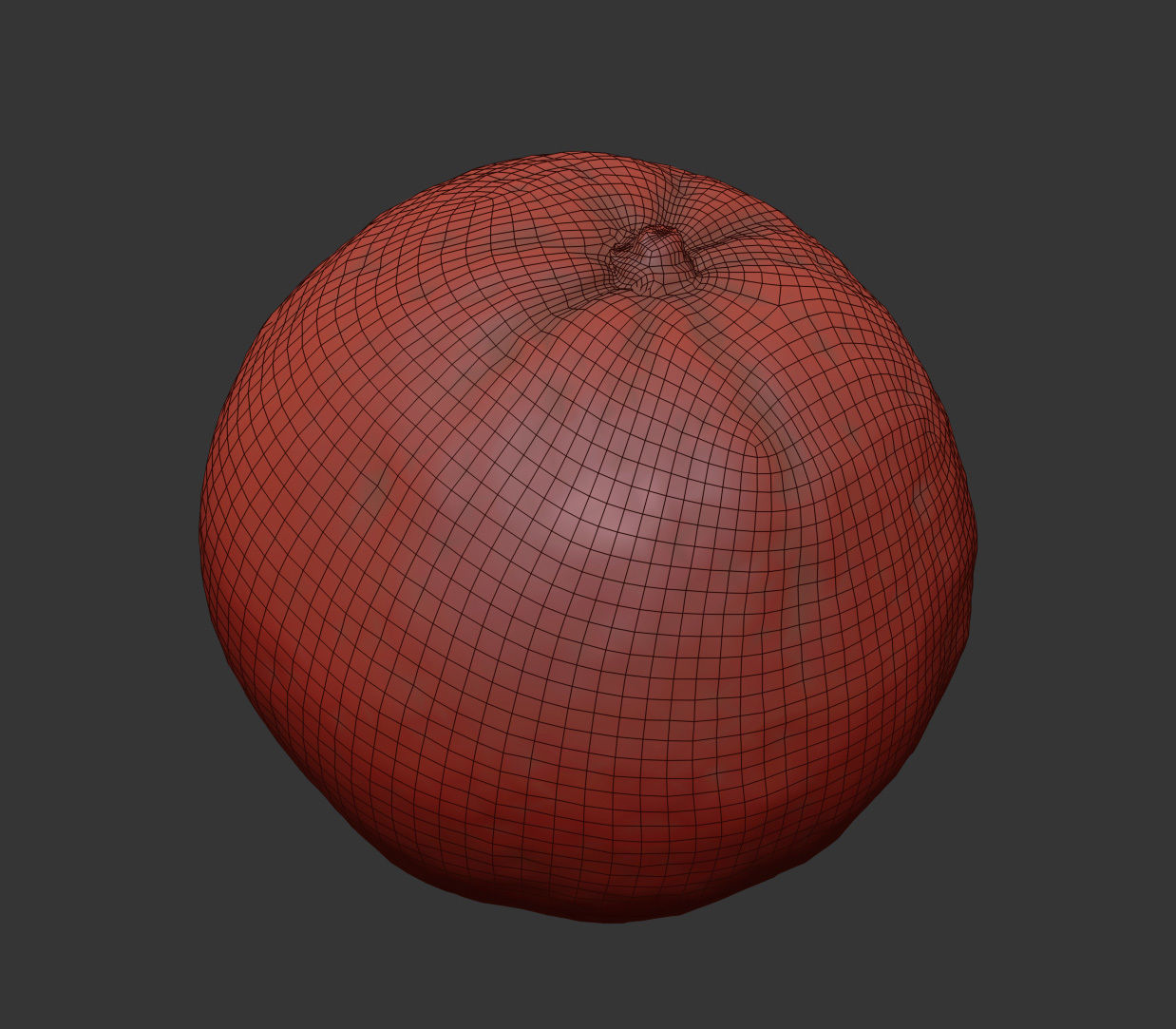 Orange 3D model_6