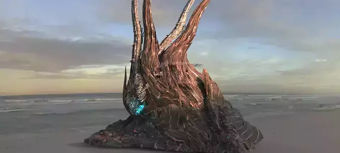 Alien Assassin Cliffs Base 1