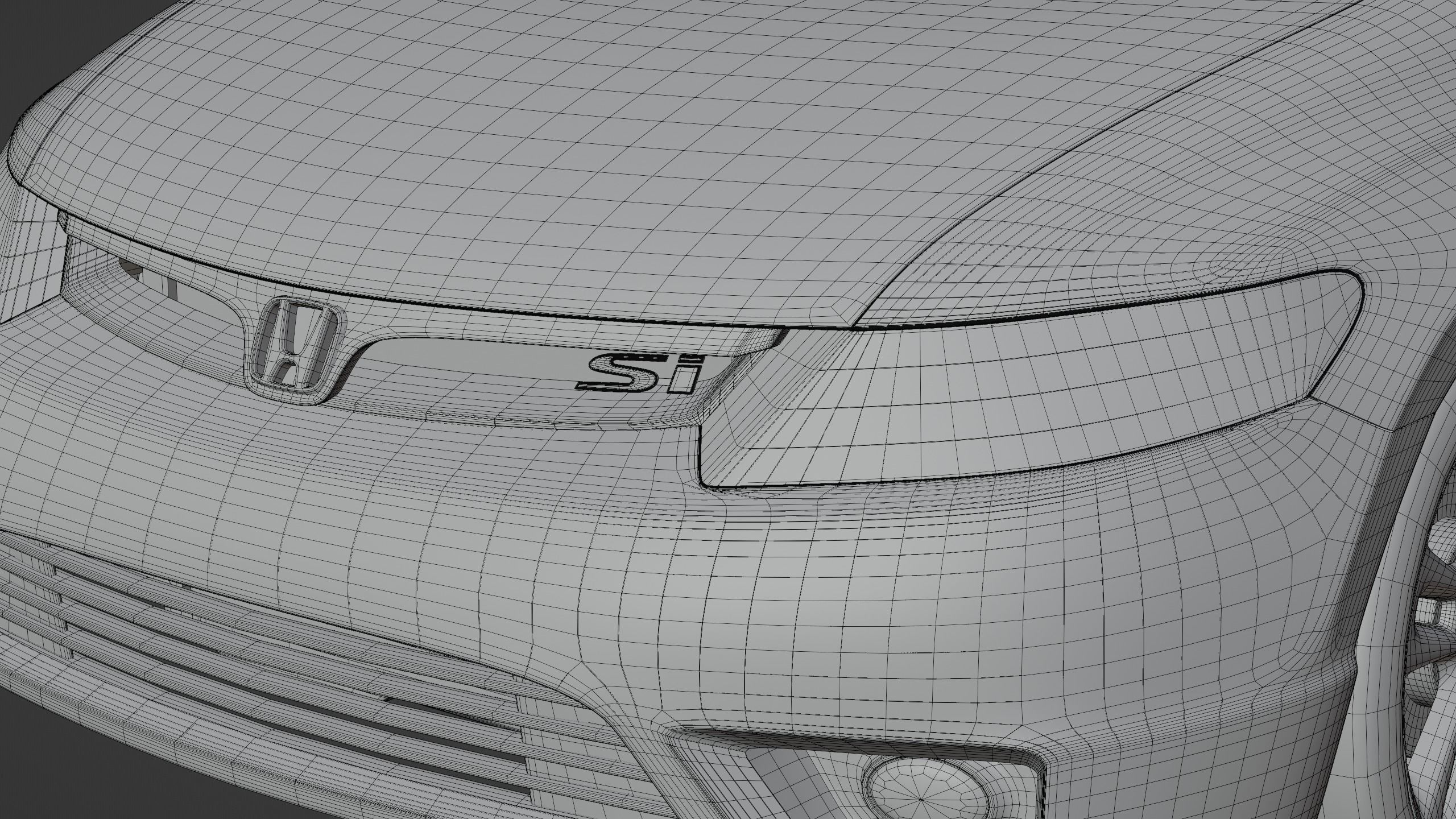 Honda Civic Si - 2006-2008 3D model_16