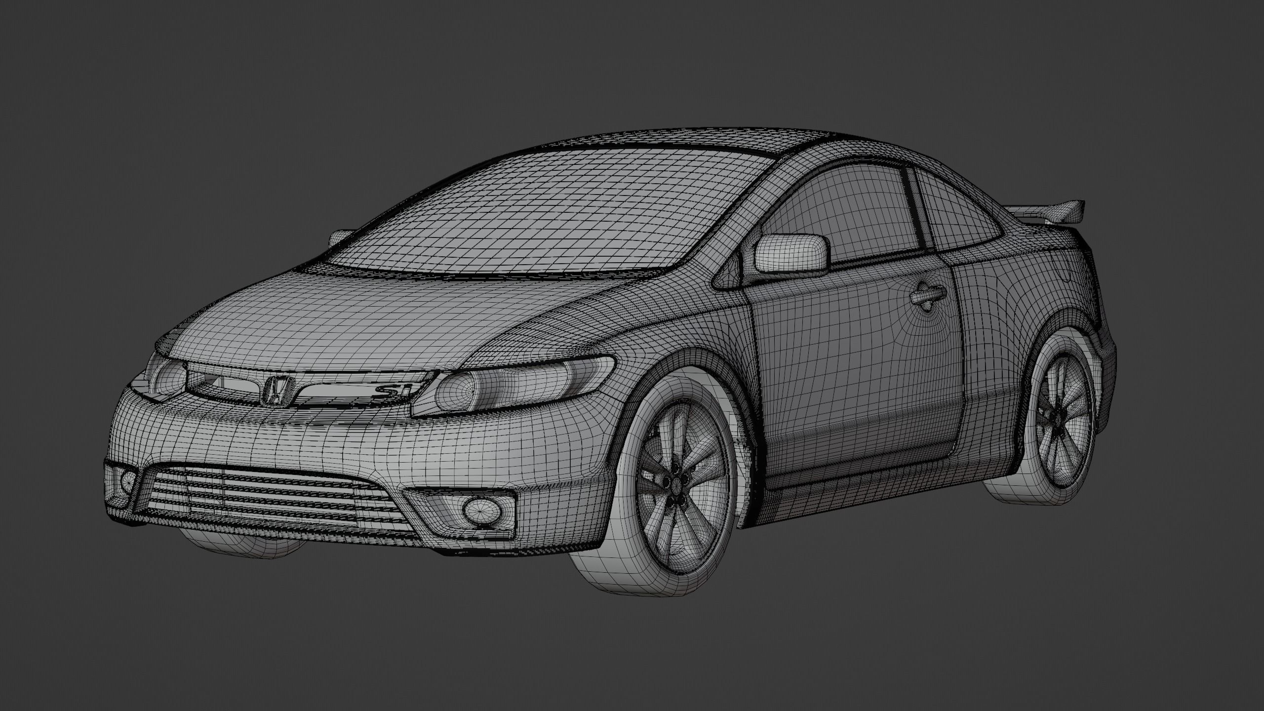 Honda Civic Si - 2006-2008 3D model_8