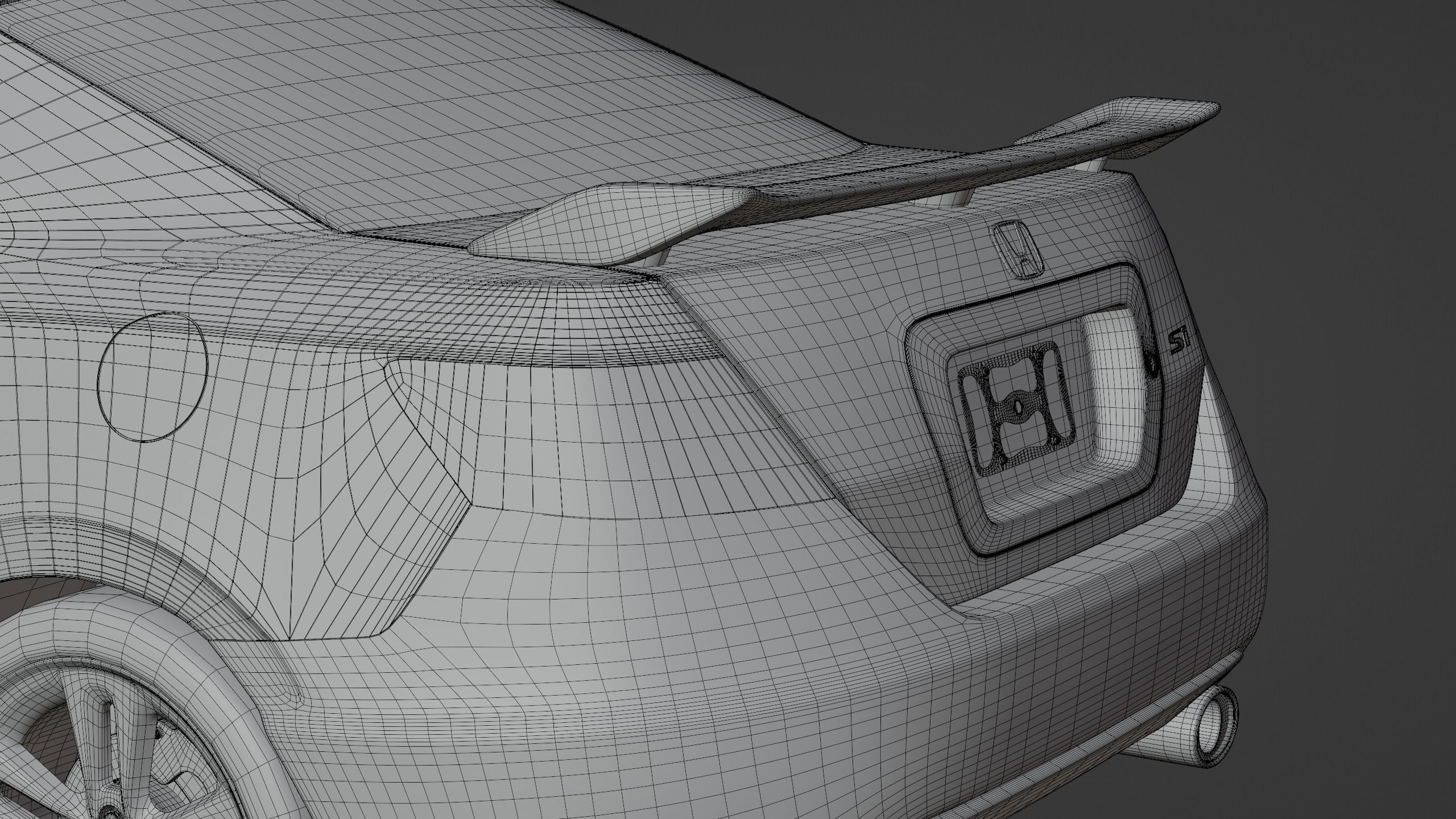 Honda Civic Si - 2006-2008 3D model_18