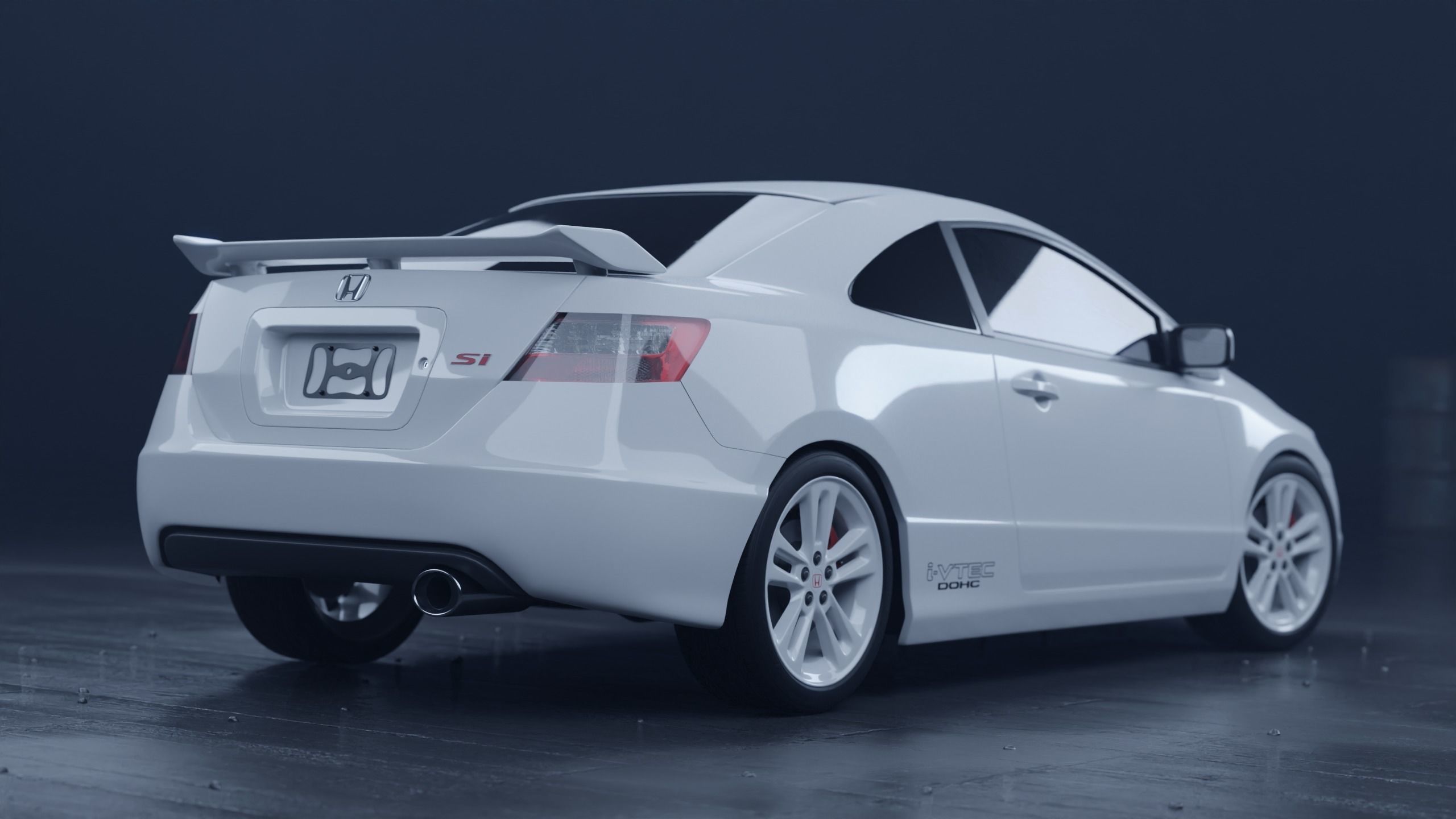 Honda Civic Si - 2006-2008 3D model_3
