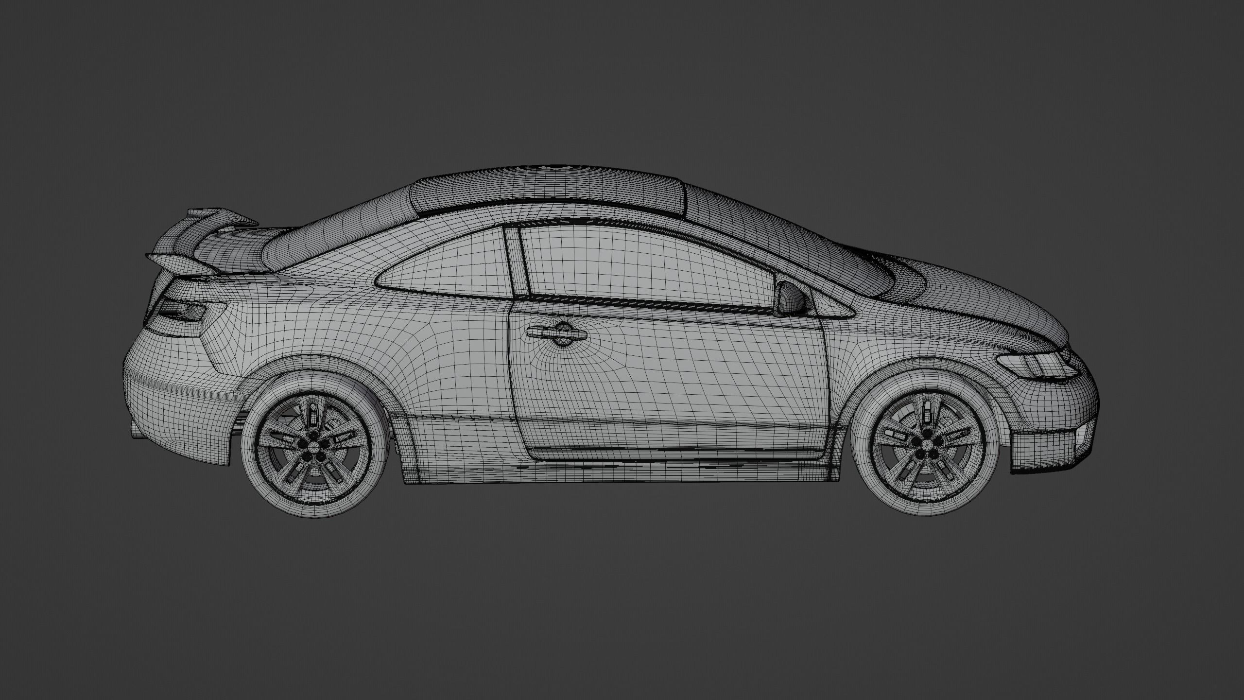 Honda Civic Si - 2006-2008 3D model_10