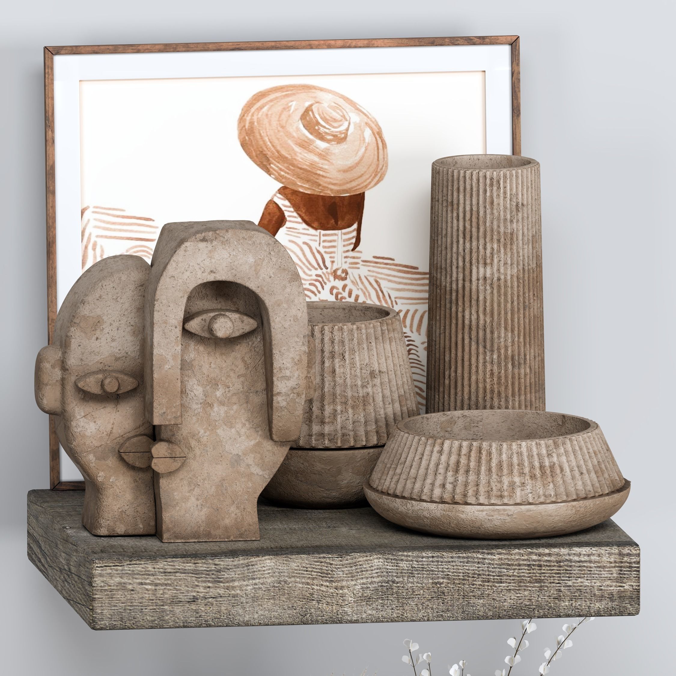 Decor Set 20 3D model_3