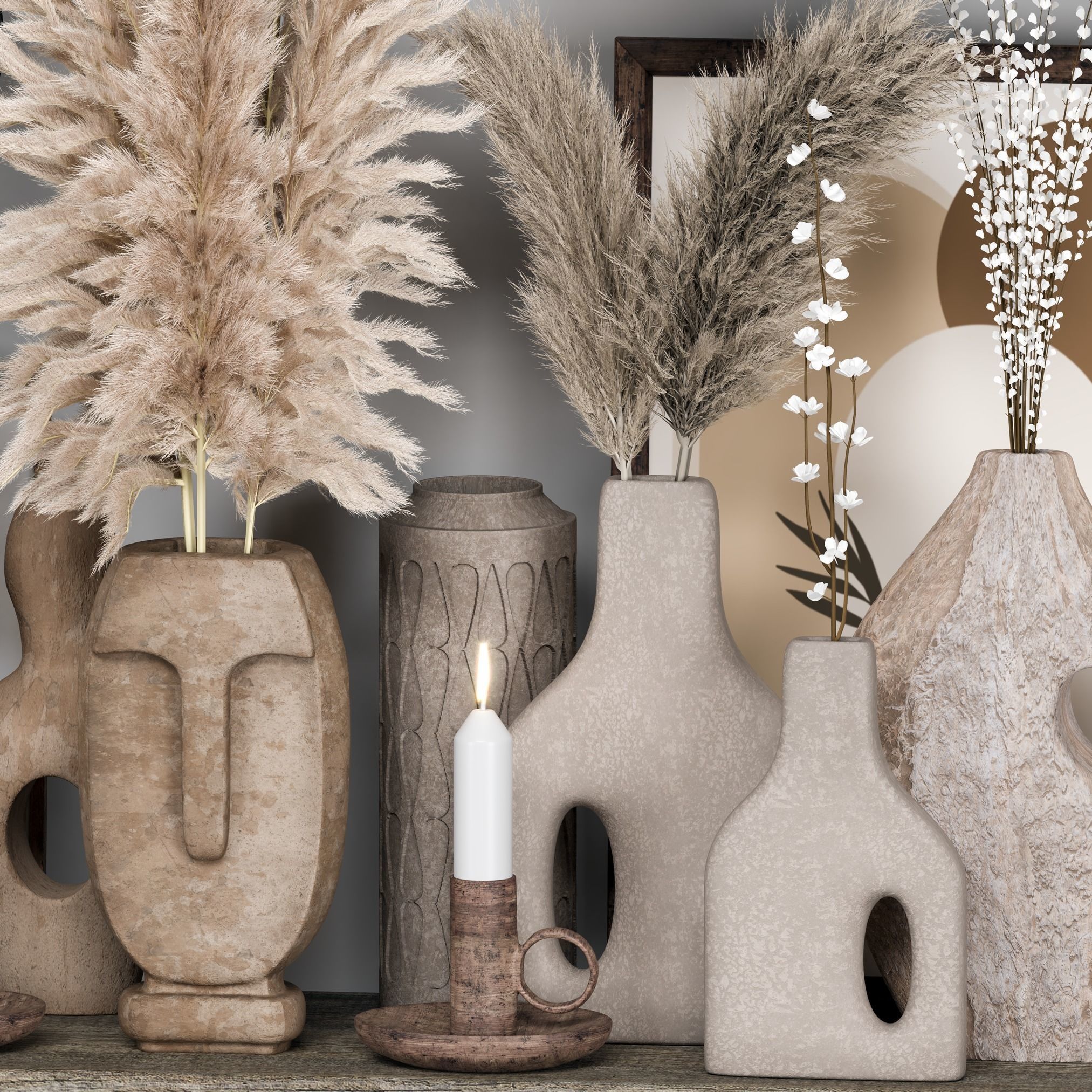 Decor Set 20 3D model_1