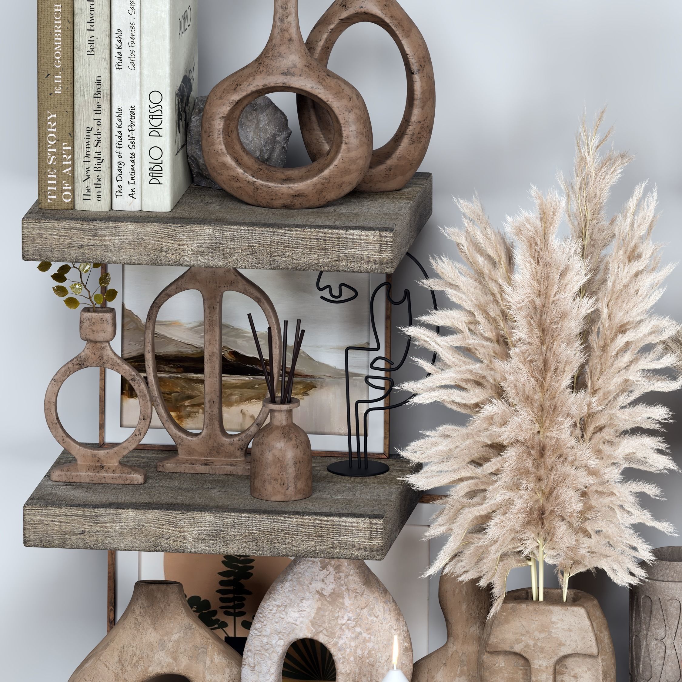 Decor Set 20 3D model_2