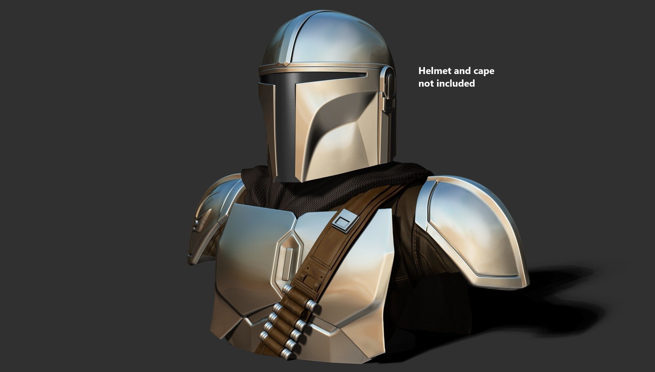 Stand for Mandalorian Helmet 3D print model_3