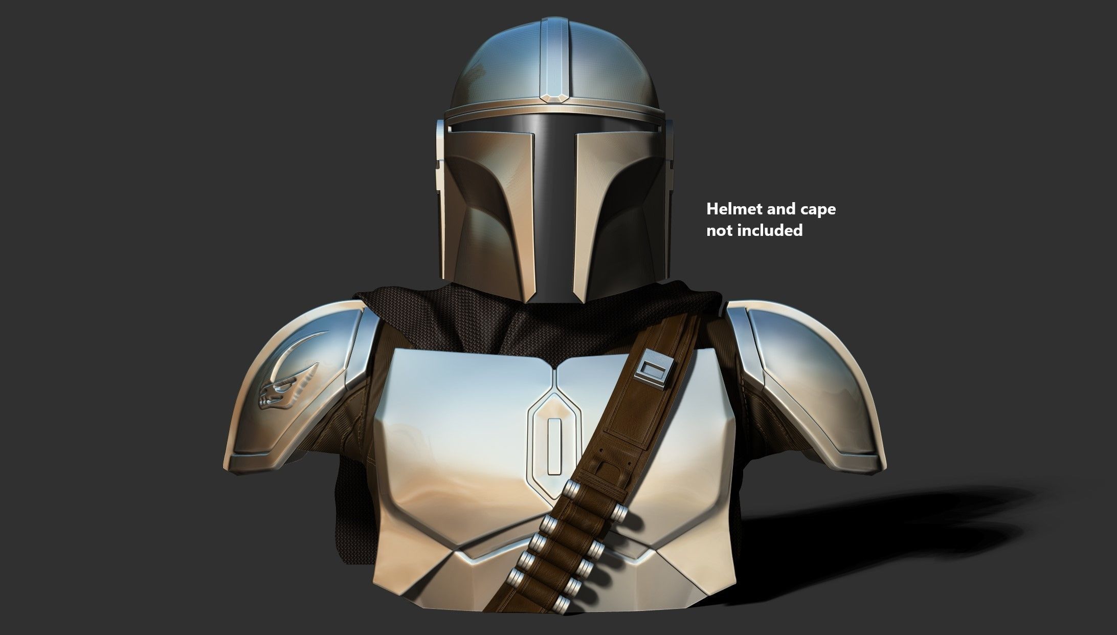 Stand for Mandalorian Helmet 3D print model_6
