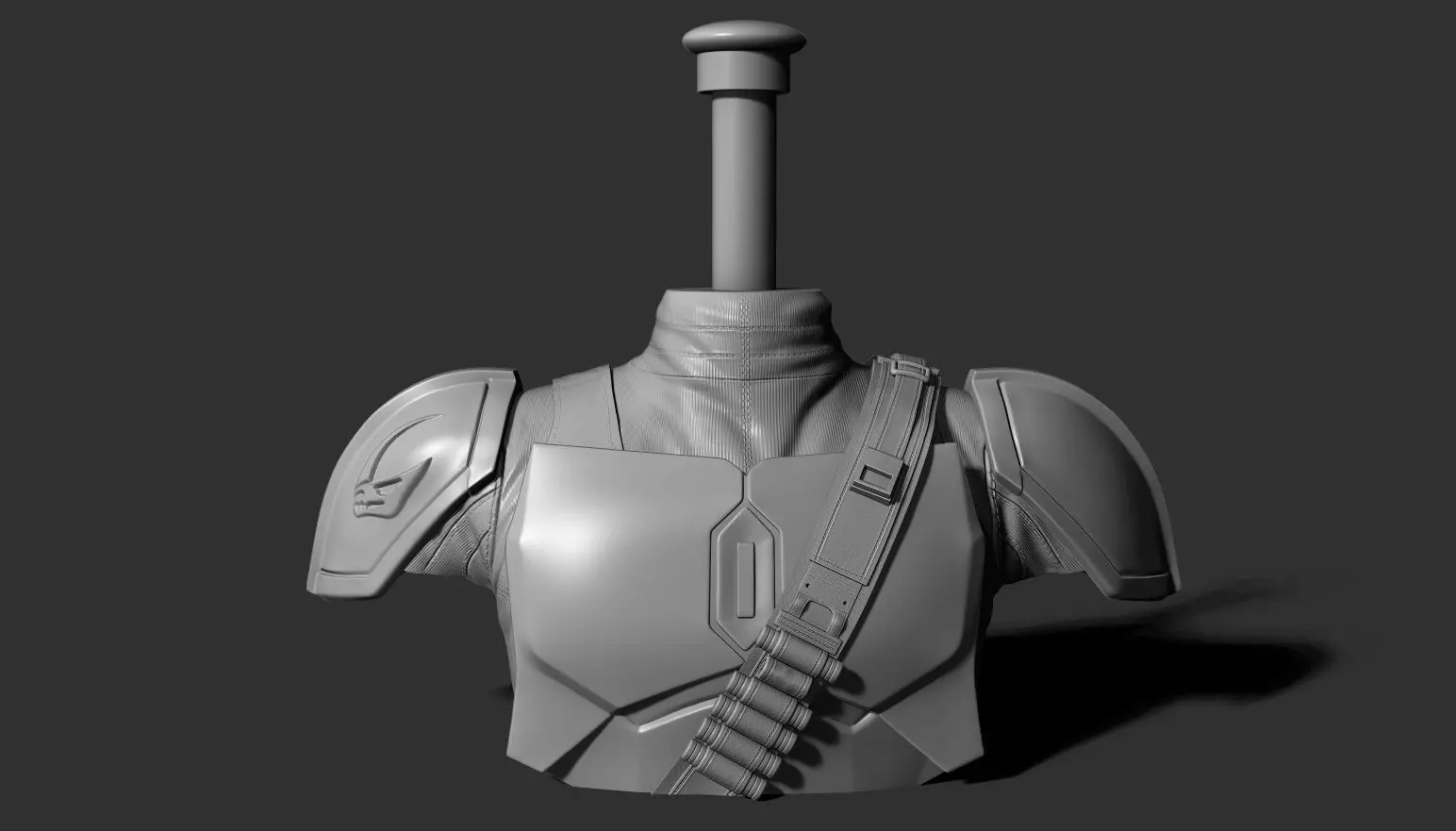 Stand for Mandalorian Helmet 3D print model_0
