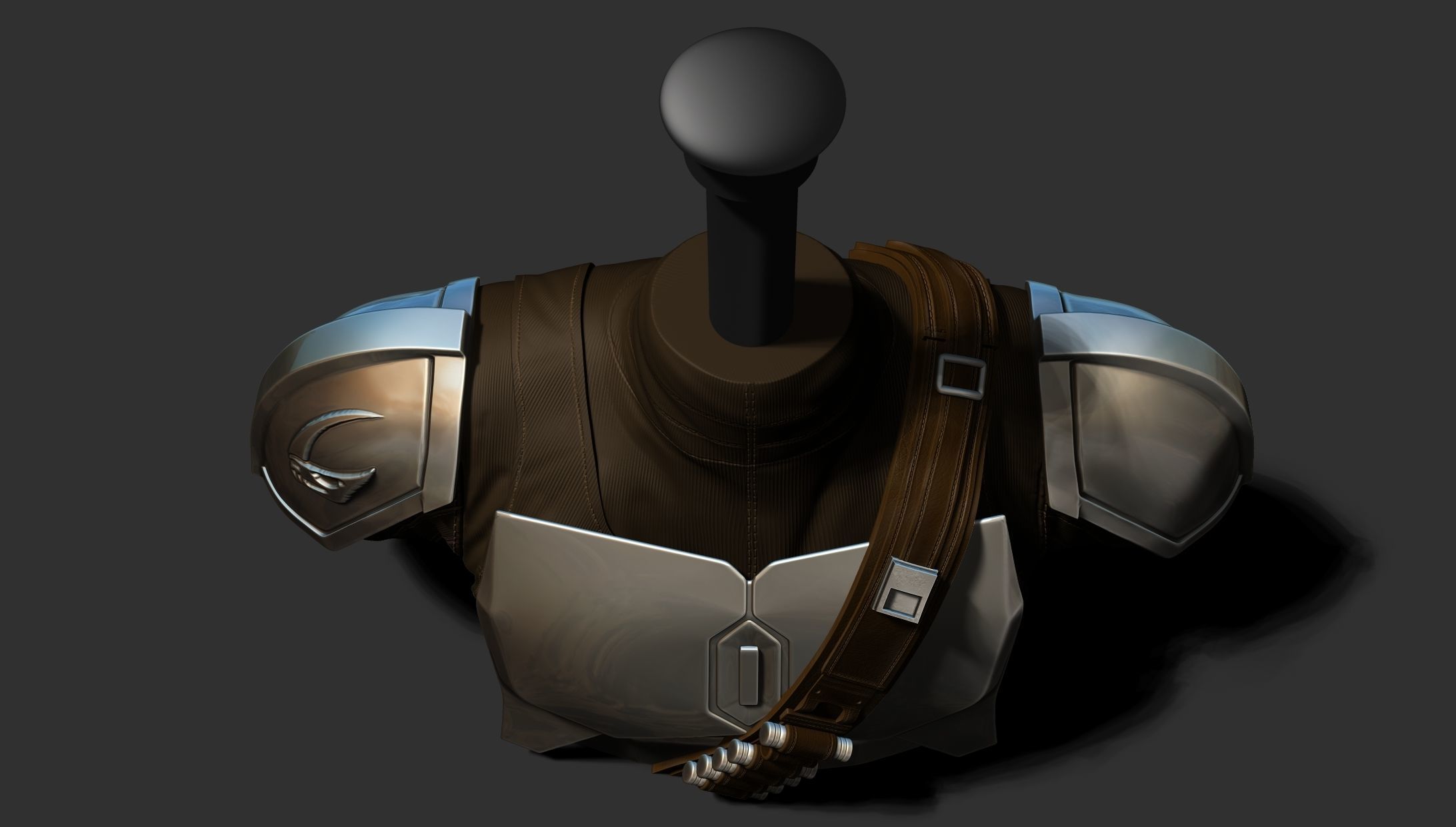 Stand for Mandalorian Helmet 3D print model_14