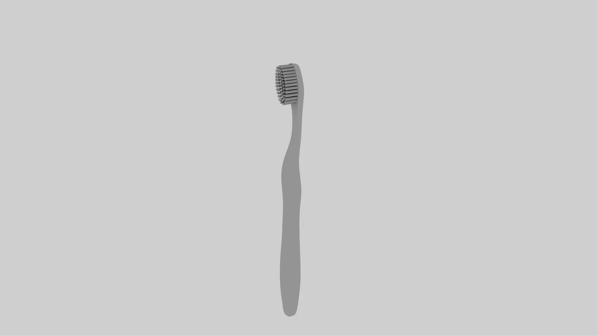 Basic Toothbrush 3D model_0