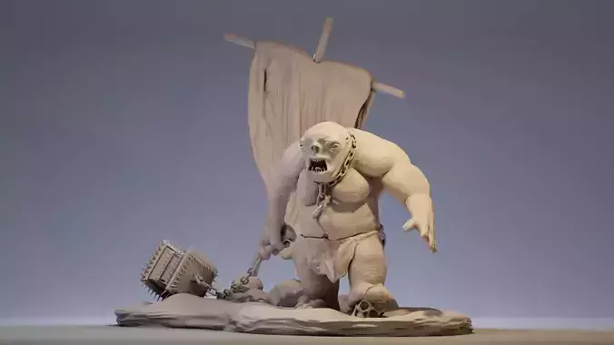 Troll Diorama