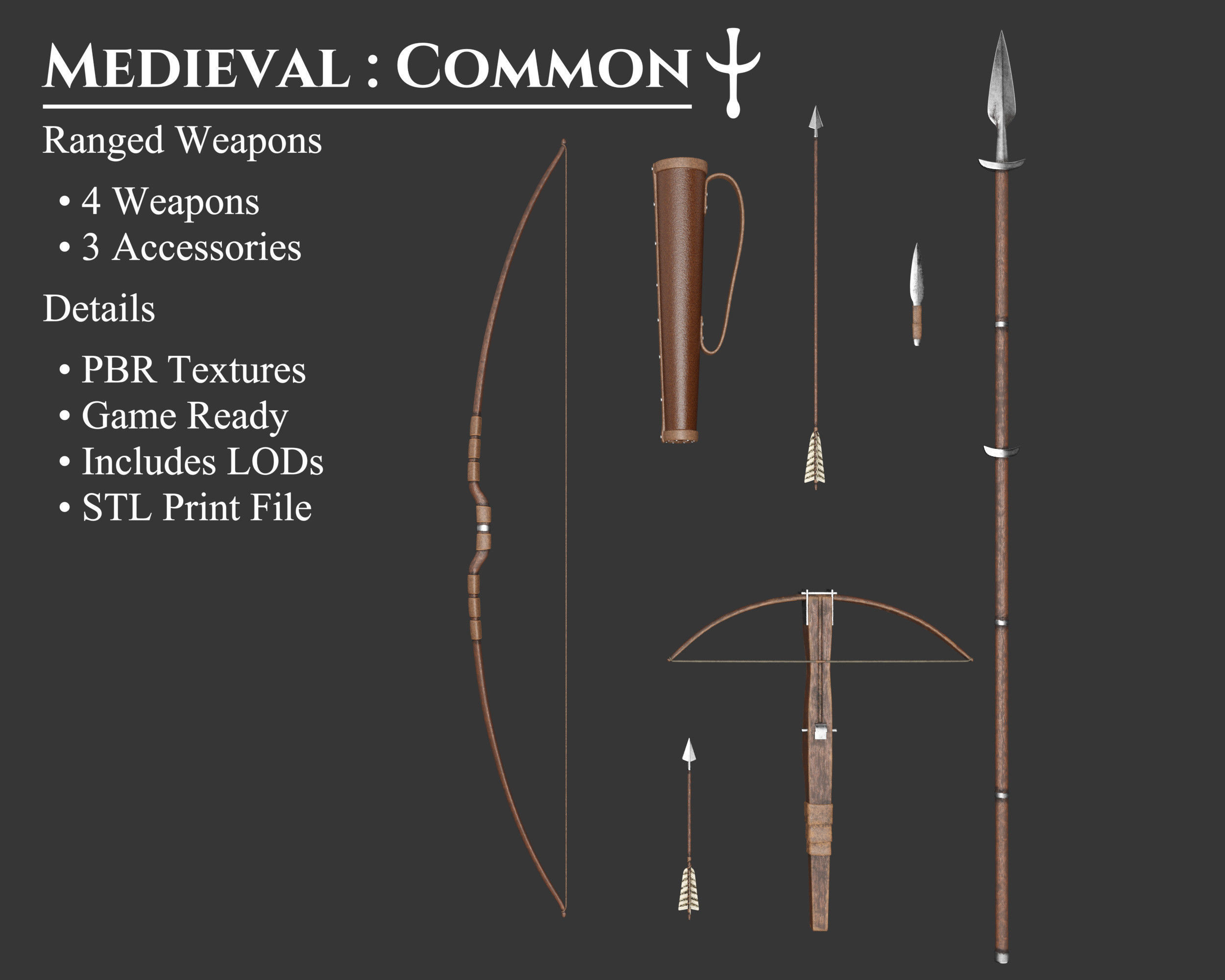 Medieval Collection Common Ranged Weapons _1