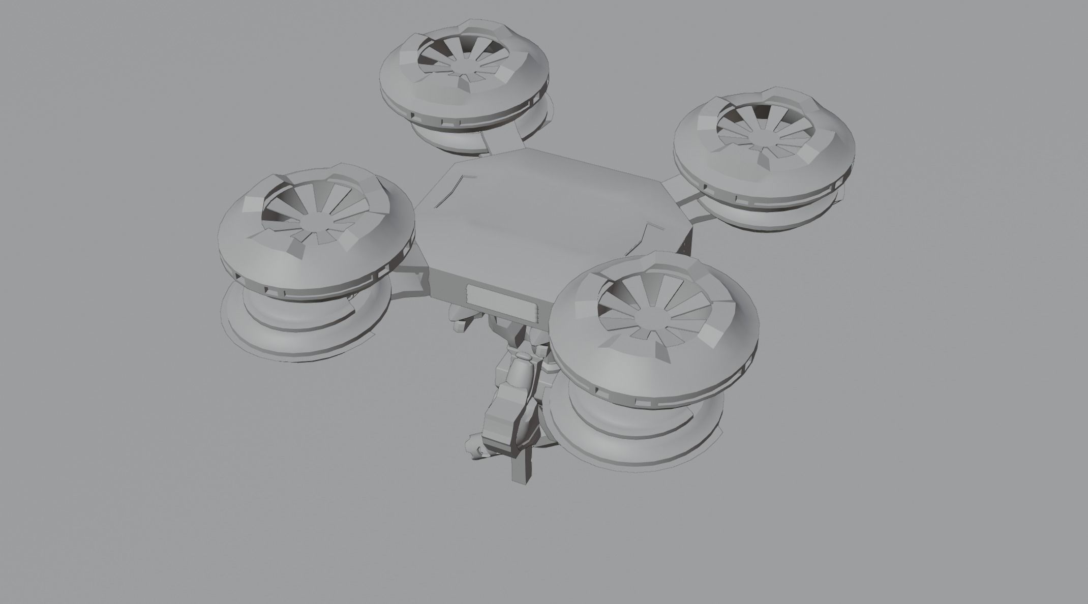 Sci-Fi Drone 3D model_10