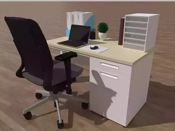 steel desk