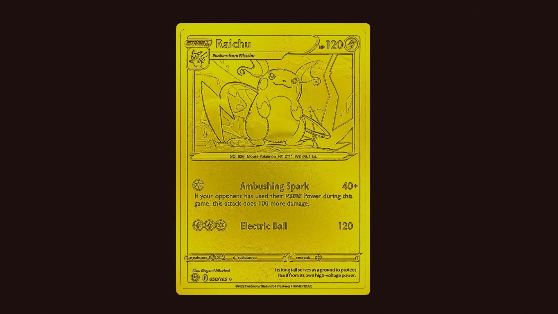 RAICHU POKEMON 3D print model_1