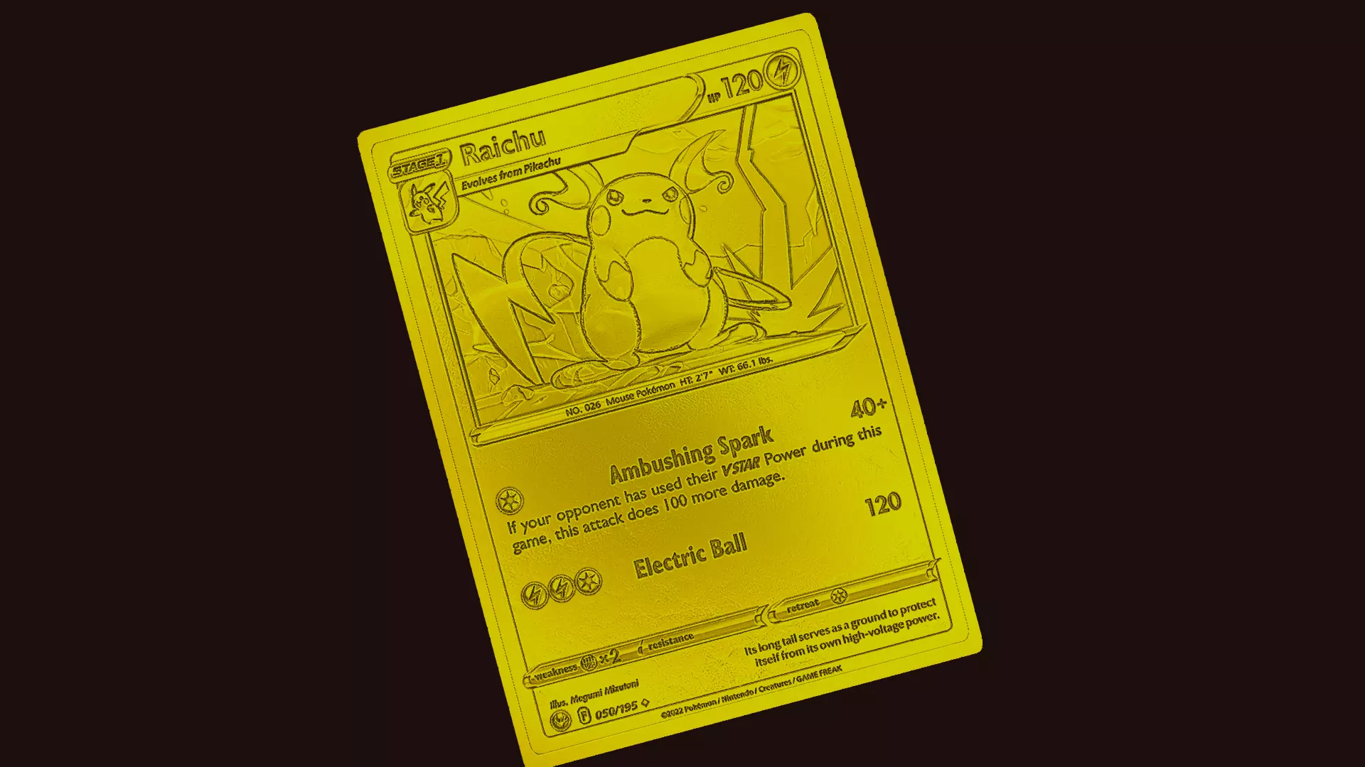 RAICHU POKEMON 3D print model_0