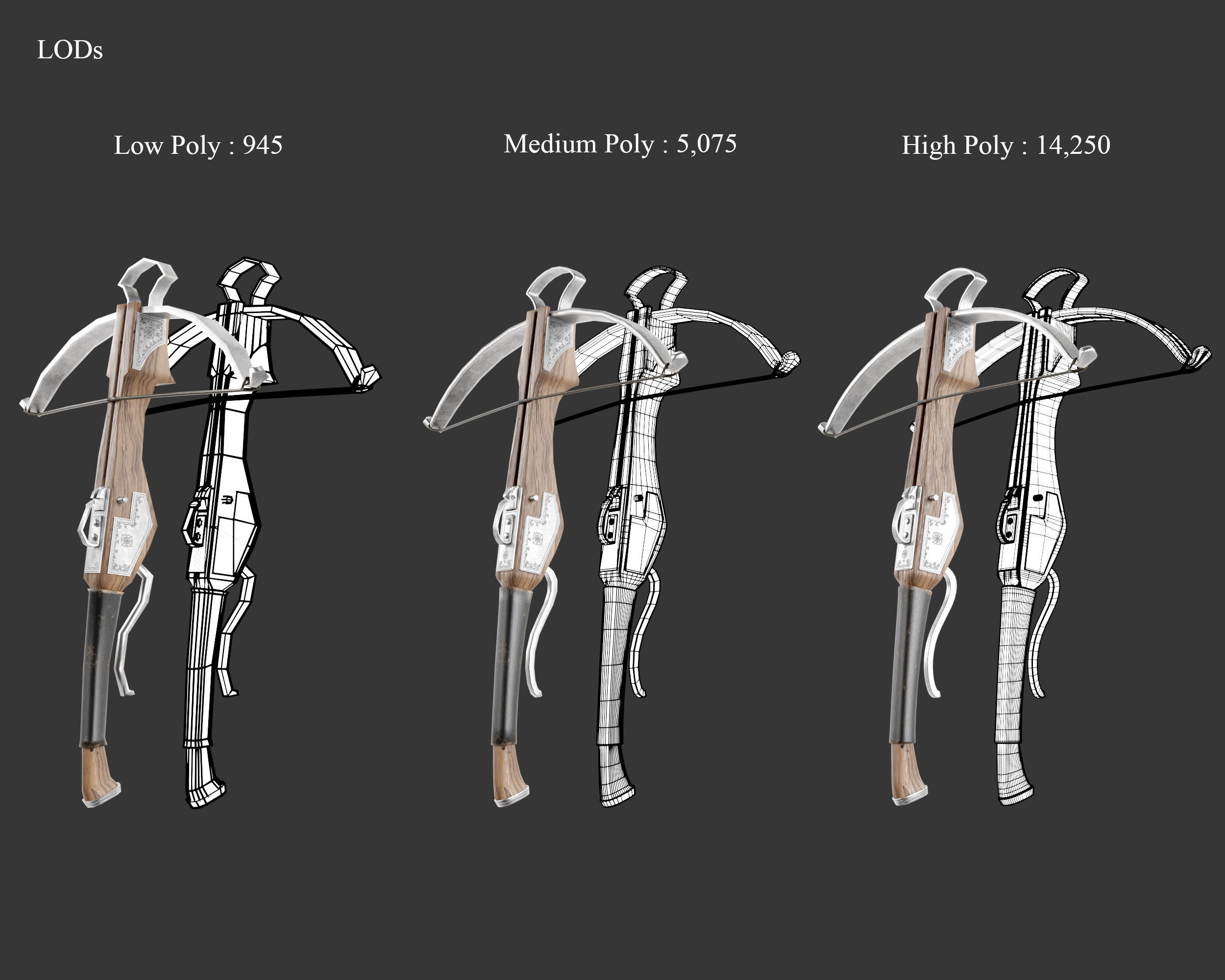 Medieval Collection Elegant Ranged Weapons _8