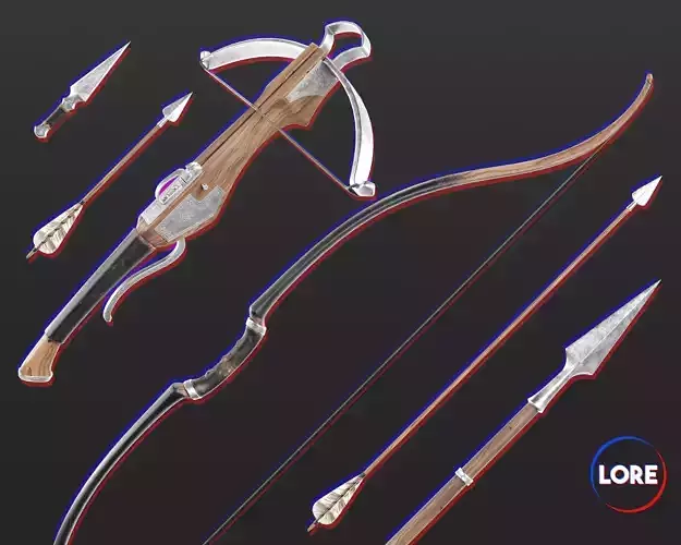 Medieval Collection Elegant Ranged Weapons  Medieval Collection Elegant Ranged Weapons