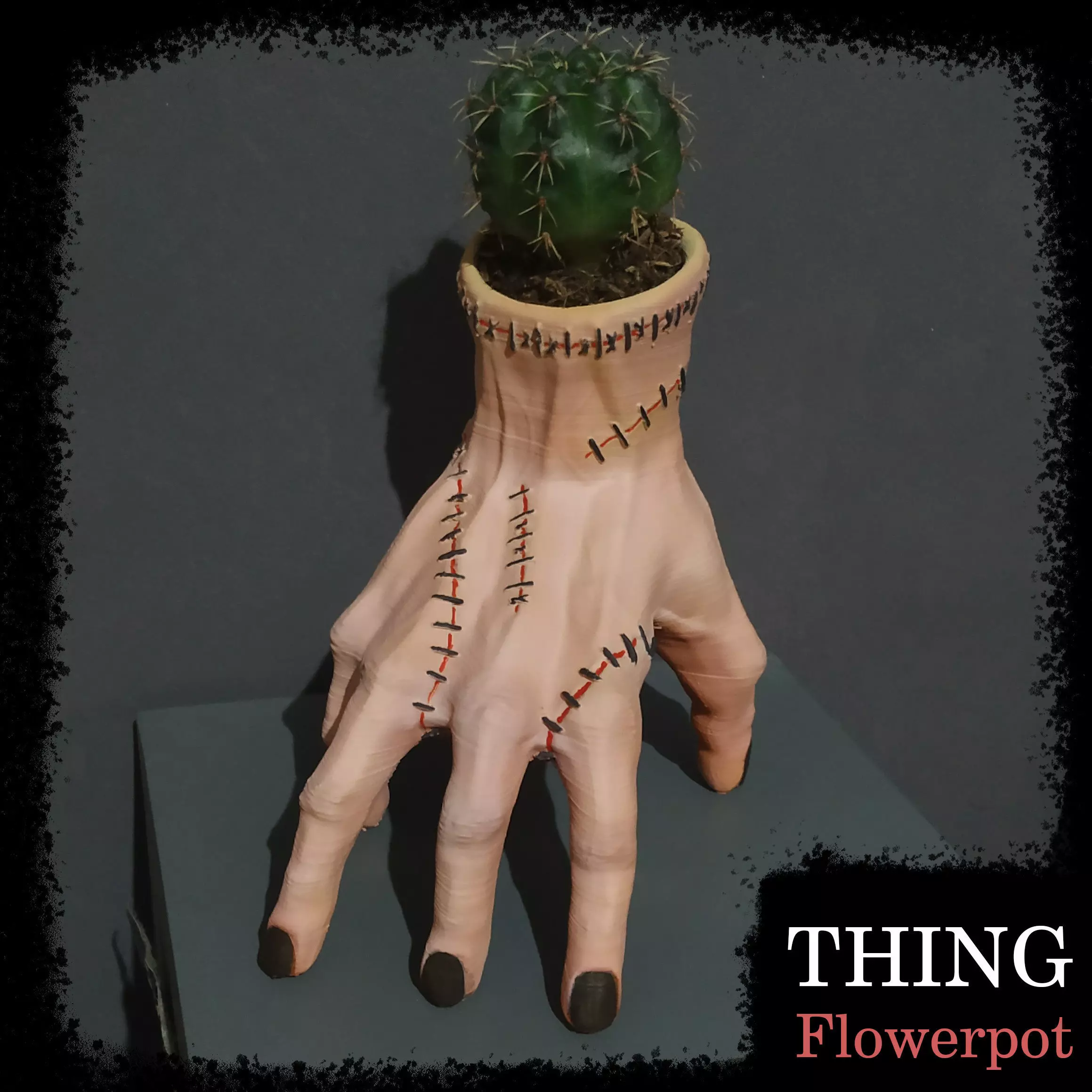 POT THING ADDAMS WEDNESDAY 3D print model_0