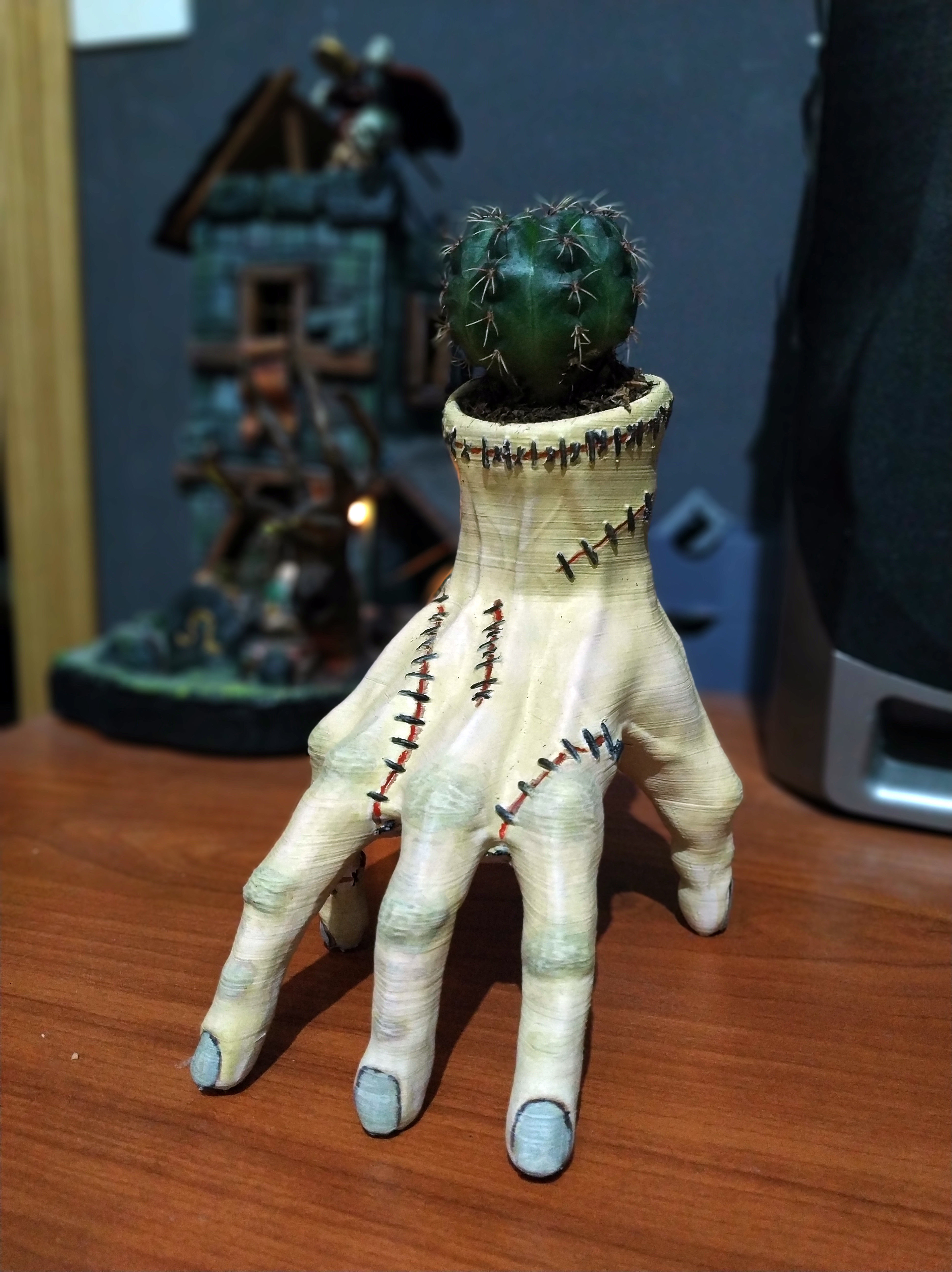 POT THING ADDAMS WEDNESDAY 3D print model_6