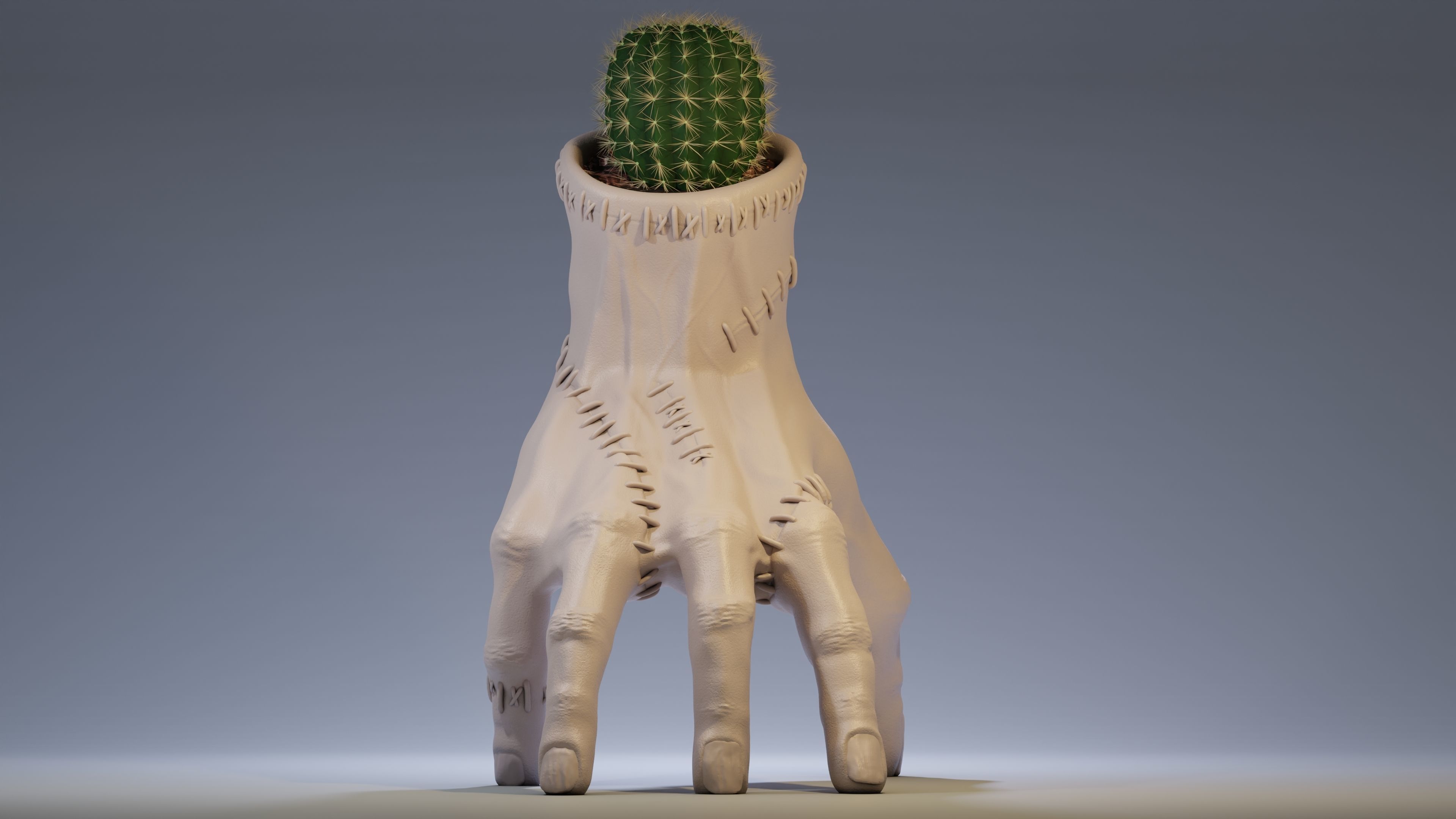 POT THING ADDAMS WEDNESDAY 3D print model_1