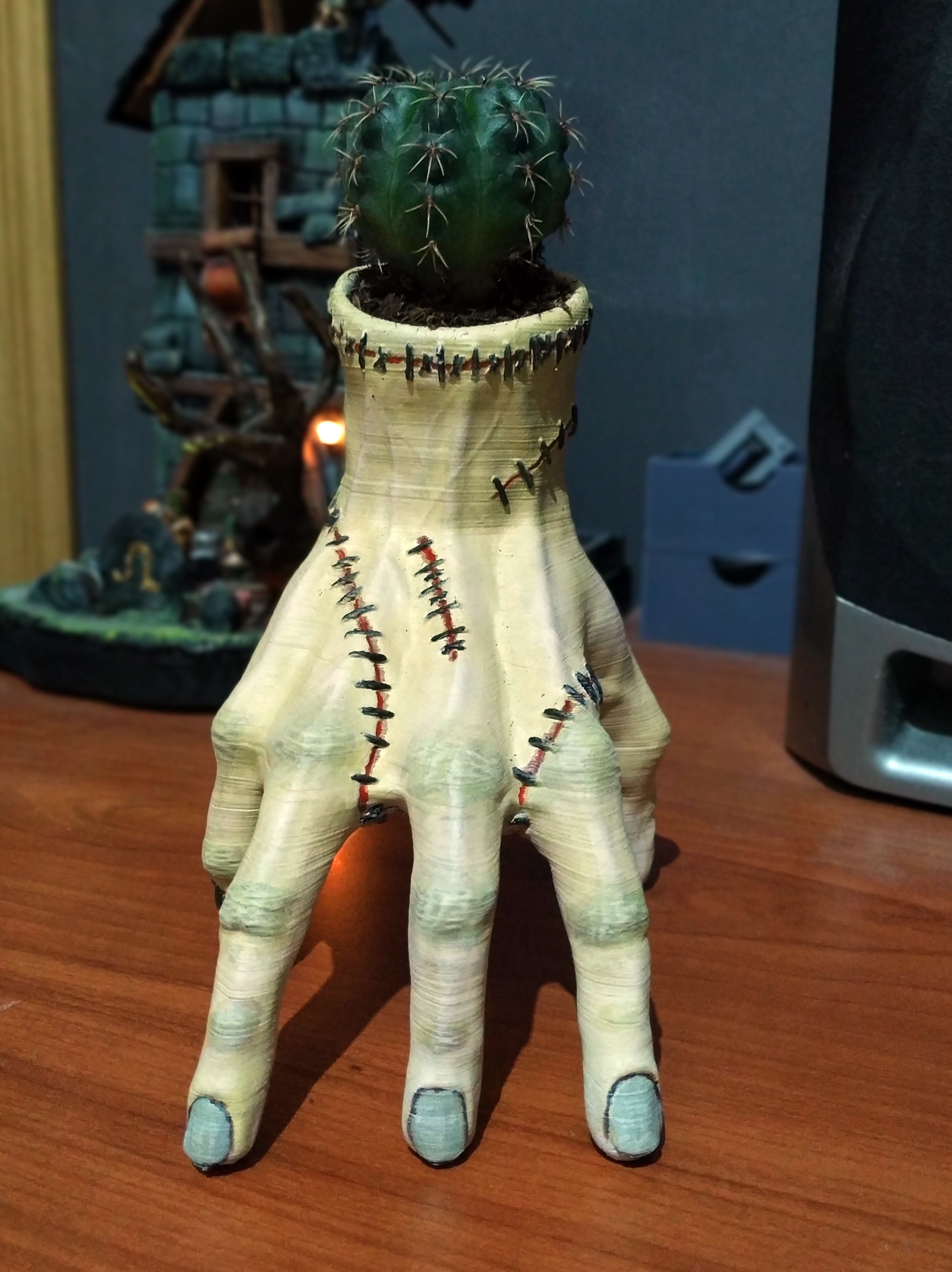 POT THING ADDAMS WEDNESDAY 3D print model_7