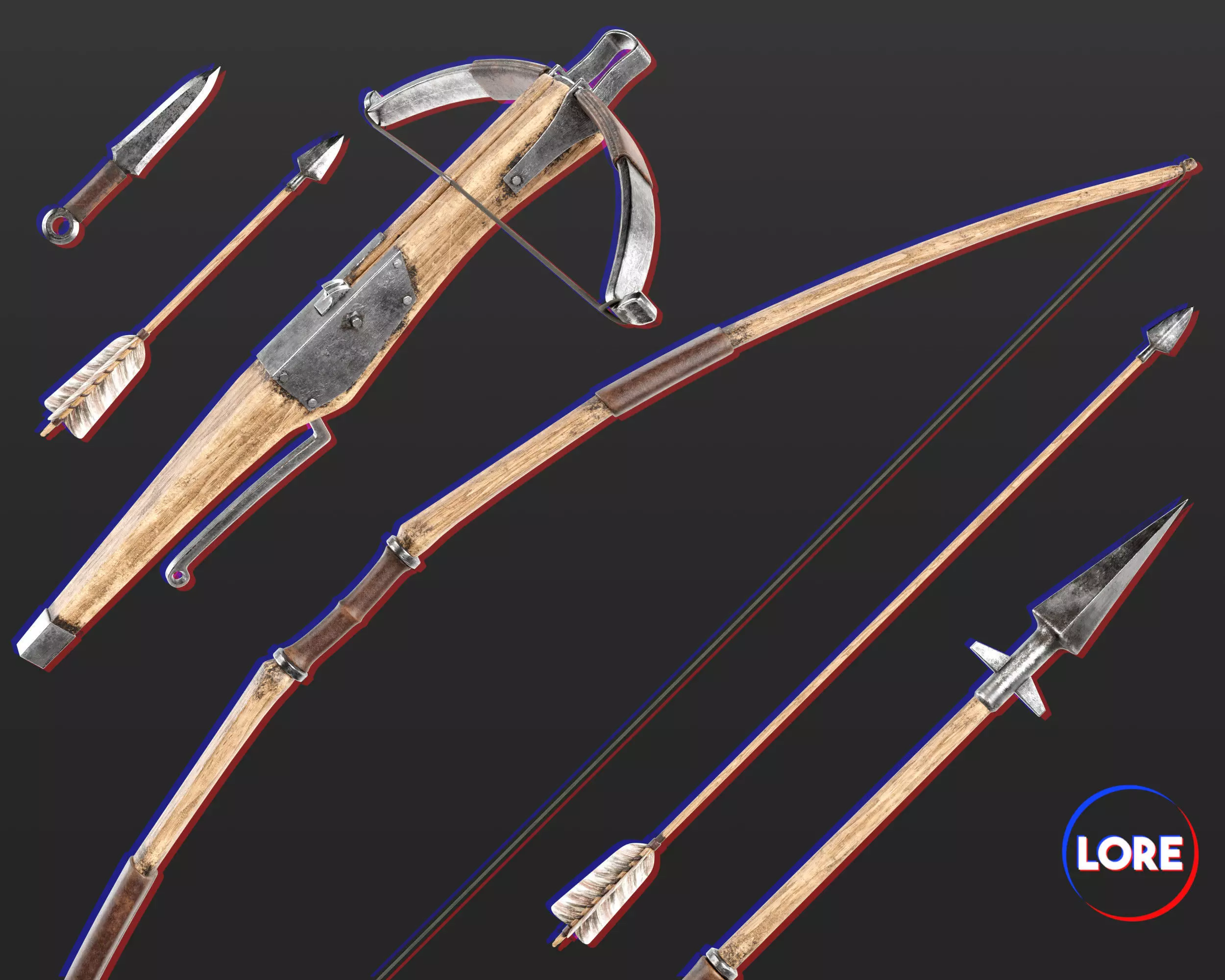 Medieval Collection Knightly Ranged Weapons _0