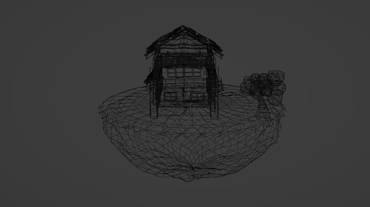 Medieval Building 3D model_11