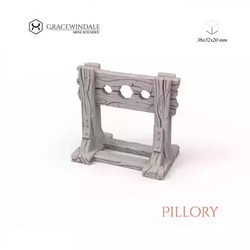 Pillory 3D print model