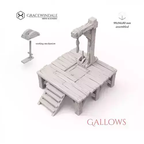 Gallows by Gracewindale 3D print model