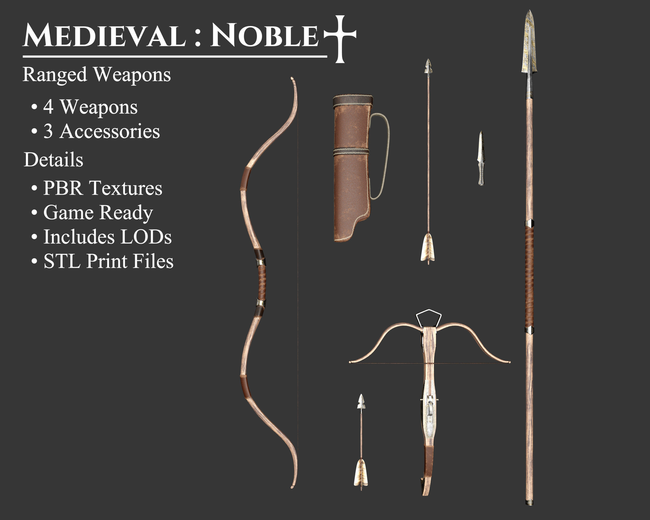 Medieval Collection Noble Ranged Weapons _1