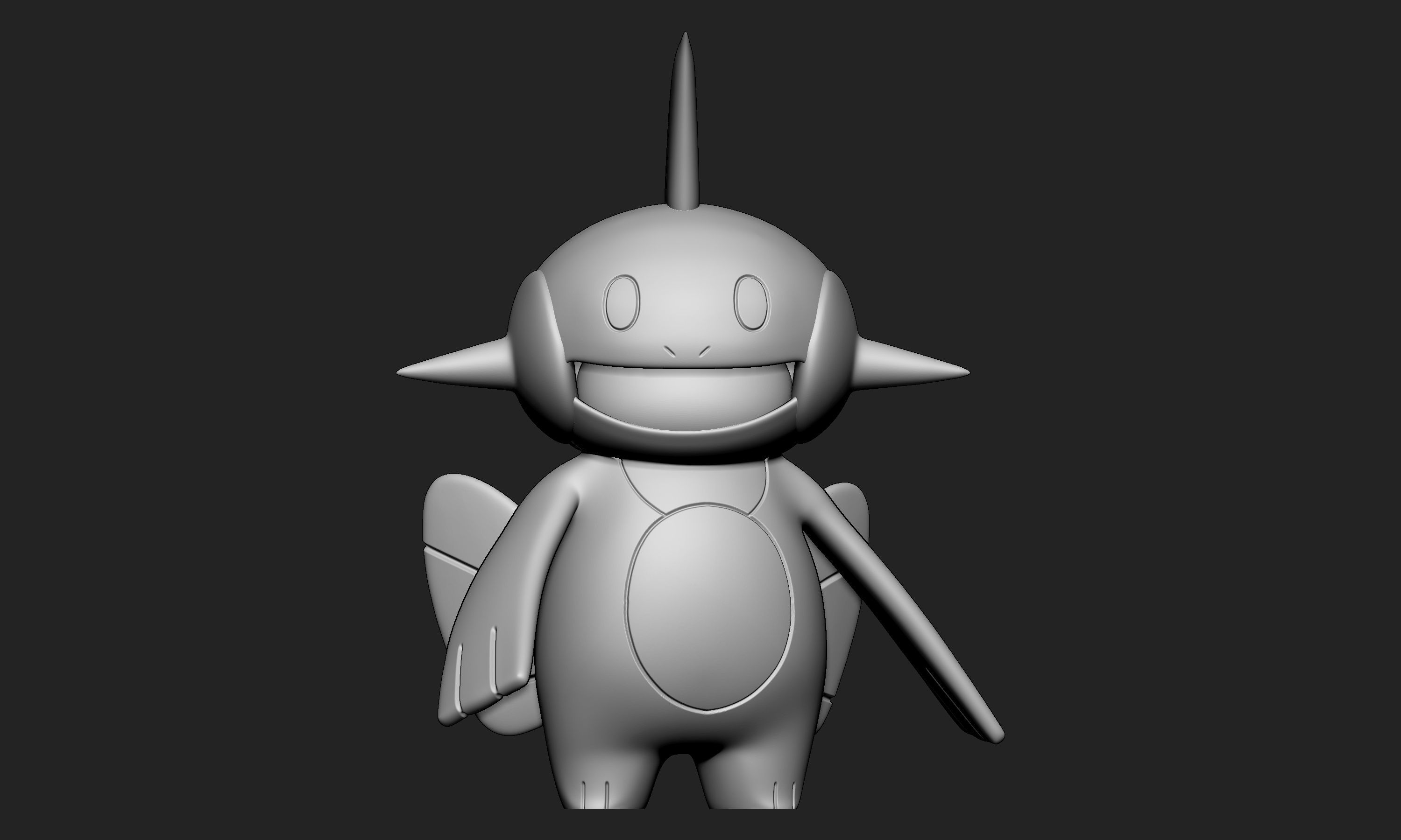 Pokemon - Marshtomp with 2 poses 3D print model_7
