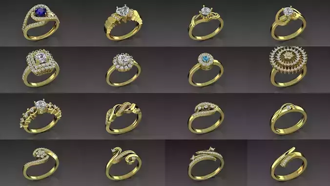 75 Diamond JEWELRY RINGS COLLECTION 
