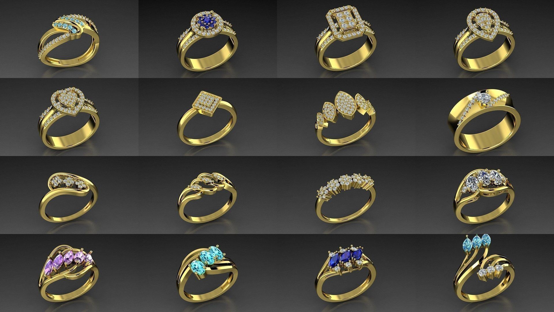 75 Diamond JEWELRY RINGS COLLECTION _3