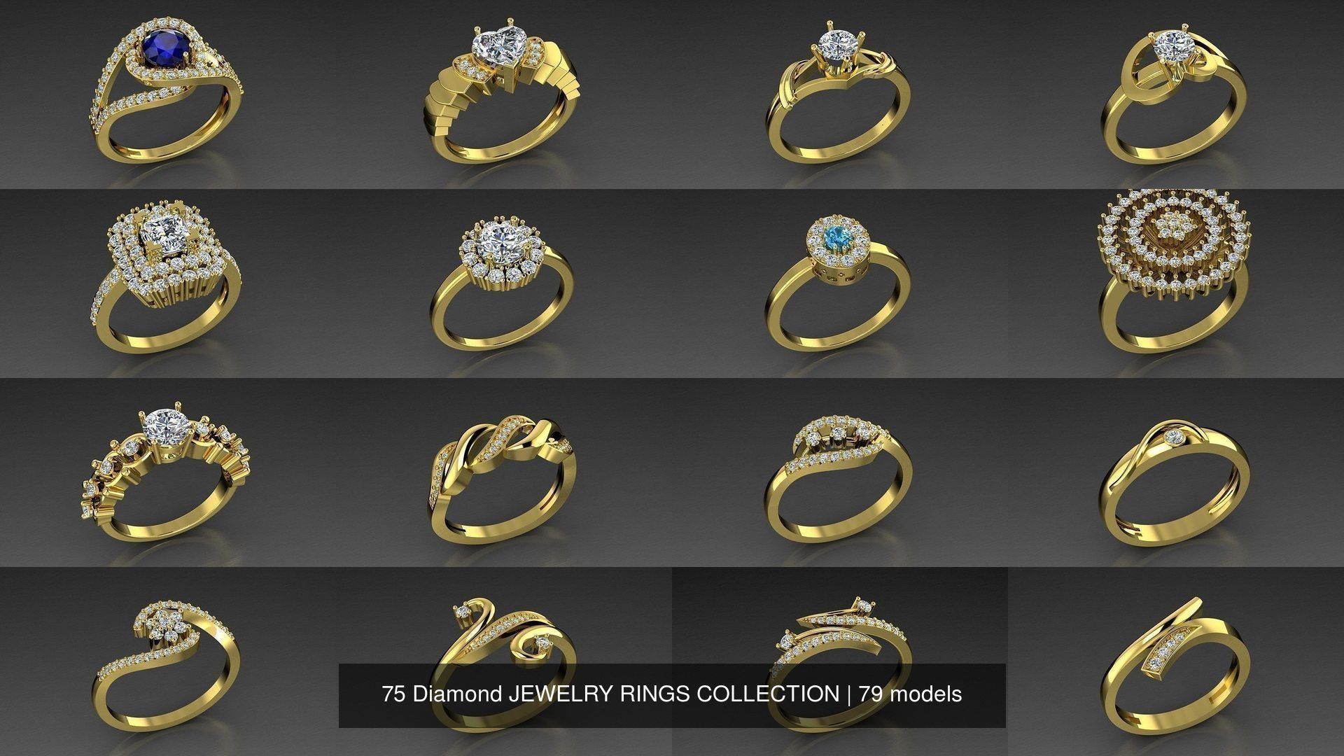 75 Diamond JEWELRY RINGS COLLECTION _4