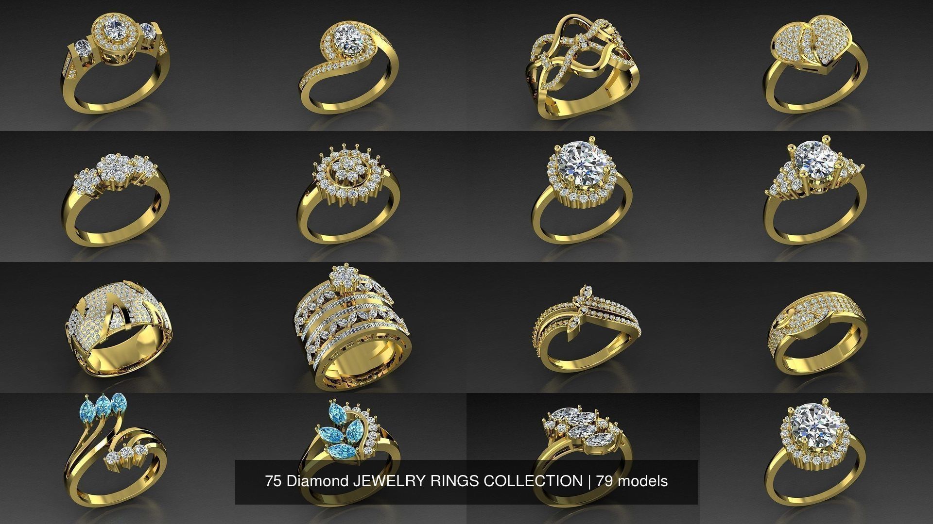 75 Diamond JEWELRY RINGS COLLECTION _8
