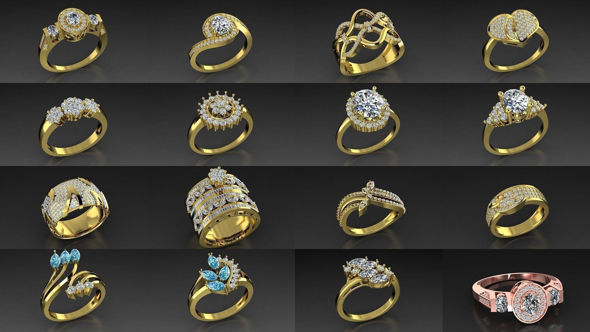 75 Diamond JEWELRY RINGS COLLECTION _7