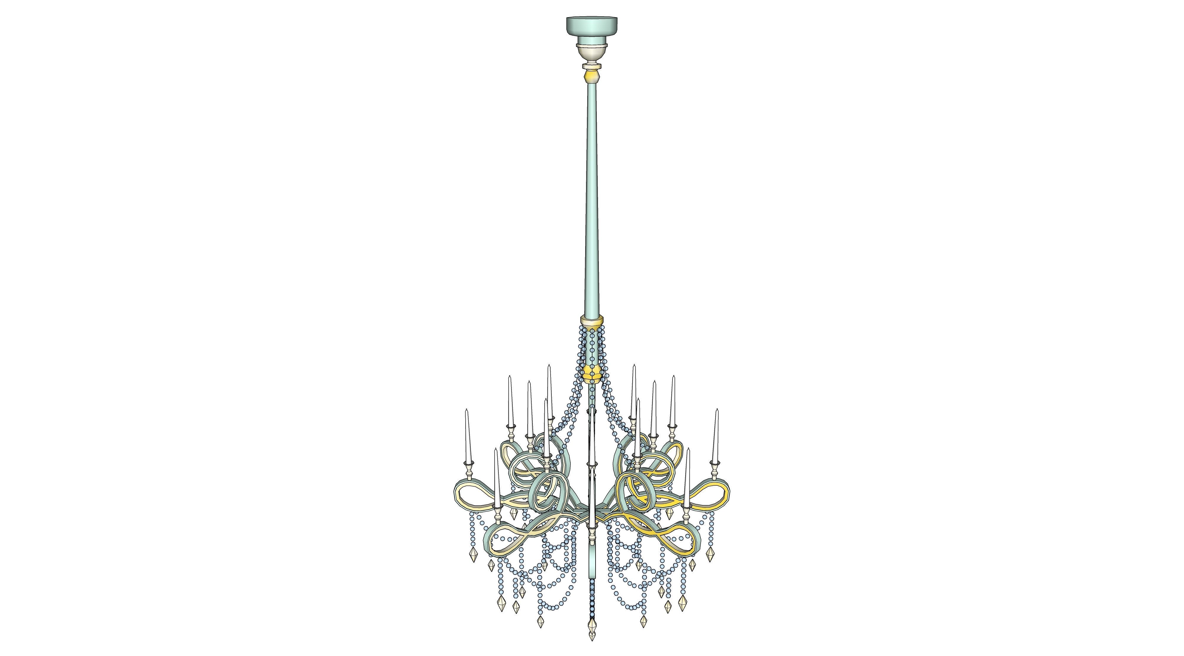 chandelier 01 3D model_3